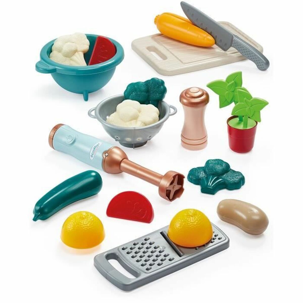 Conjunto de Comida Ecoiffier Delicious